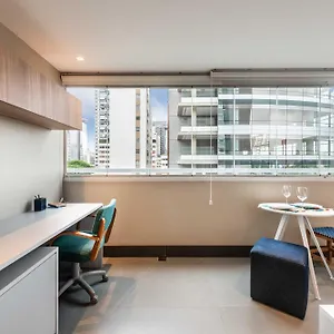 Pinheiros Faria Lima, Novo, 38m2, Wifi700mb - Traveller Awards 2025 Apartamento